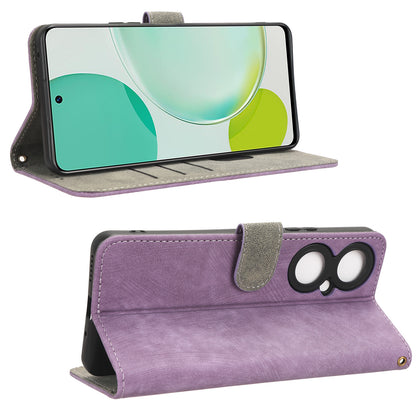 For Huawei Nova 11i / Maimang 20 / Enjoy 60 Pro PU Leather RFID Blocking Wallet Cover Stand Phone Case with Strap