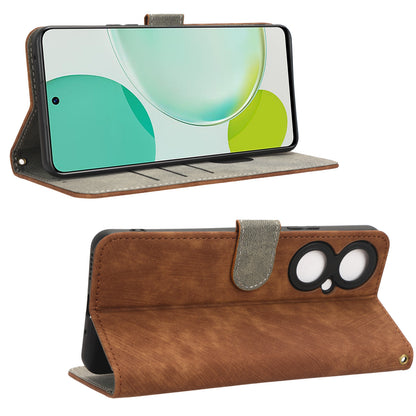 For Huawei Nova 11i / Maimang 20 / Enjoy 60 Pro PU Leather RFID Blocking Wallet Cover Stand Phone Case with Strap
