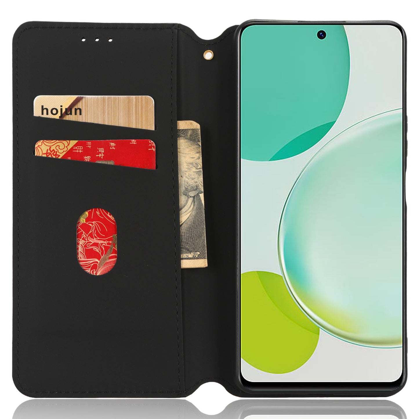 For Huawei Nova 11i / Maimang 20 / Enjoy 60 Pro Stand Wallet PU Leather Rhombus Imprinted Anti-drop Phone Cover
