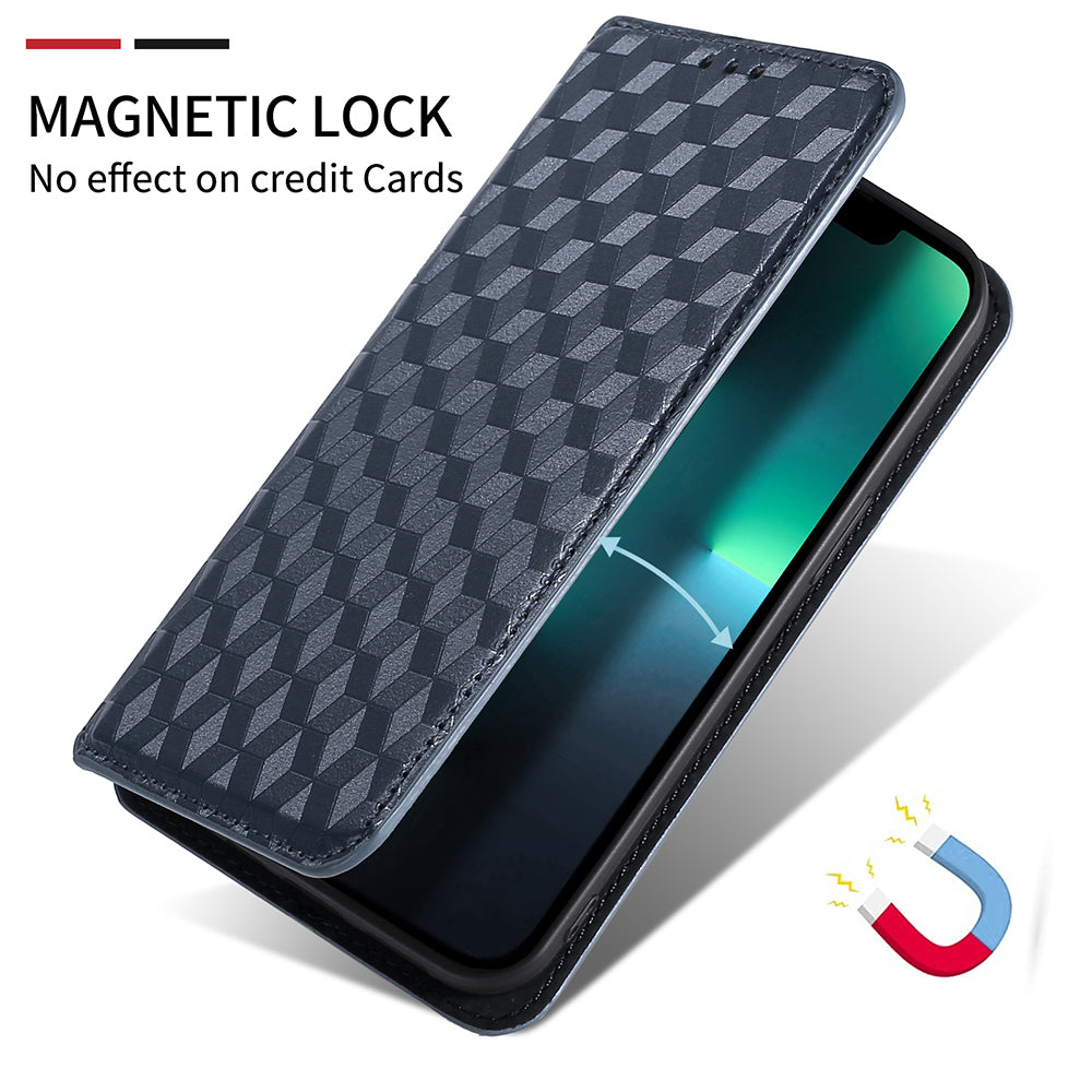 For Huawei Nova 11i / Maimang 20 / Enjoy 60 Pro Stand Wallet PU Leather Rhombus Imprinted Anti-drop Phone Cover