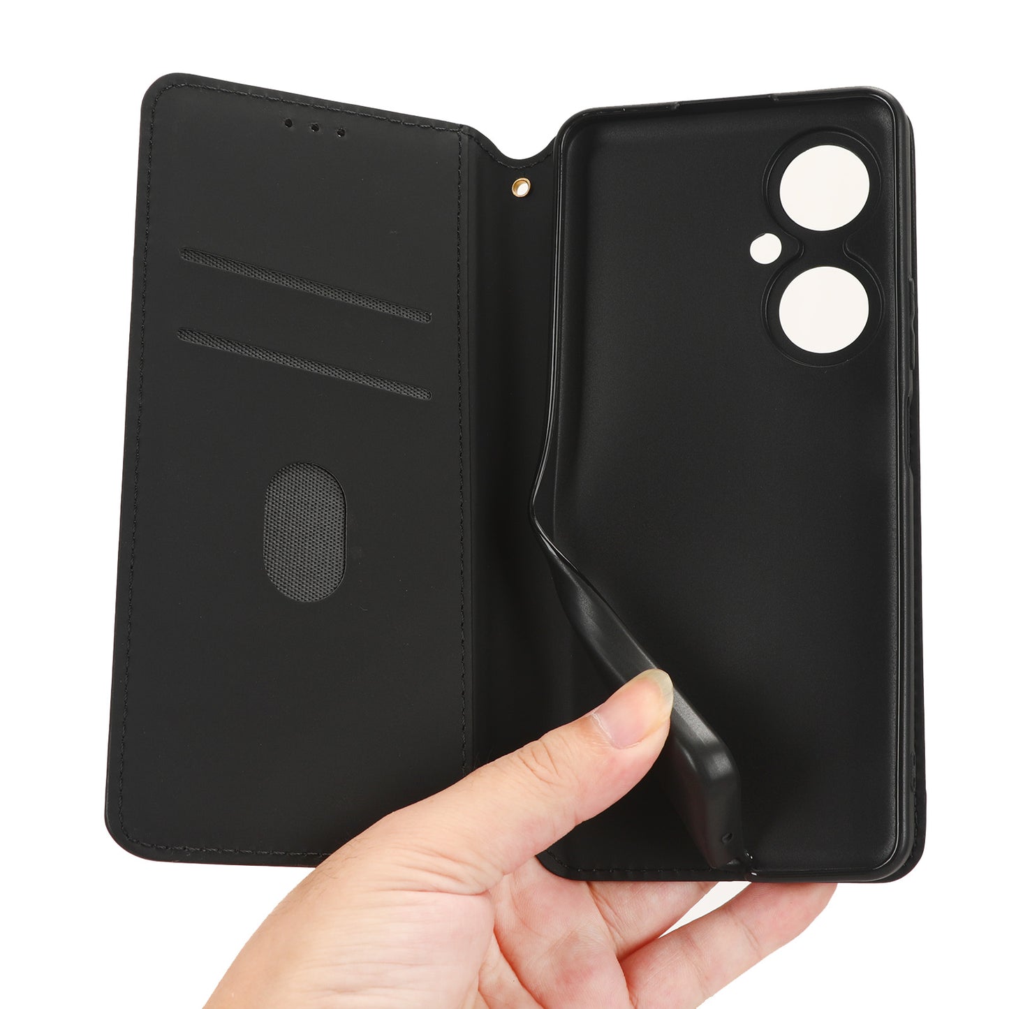 For Huawei Nova 11i / Maimang 20 / Enjoy 60 Pro Stand Wallet PU Leather Rhombus Imprinted Anti-drop Phone Cover