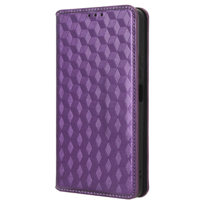 For Huawei Nova 11i / Maimang 20 / Enjoy 60 Pro Stand Wallet PU Leather Rhombus Imprinted Anti-drop Phone Cover