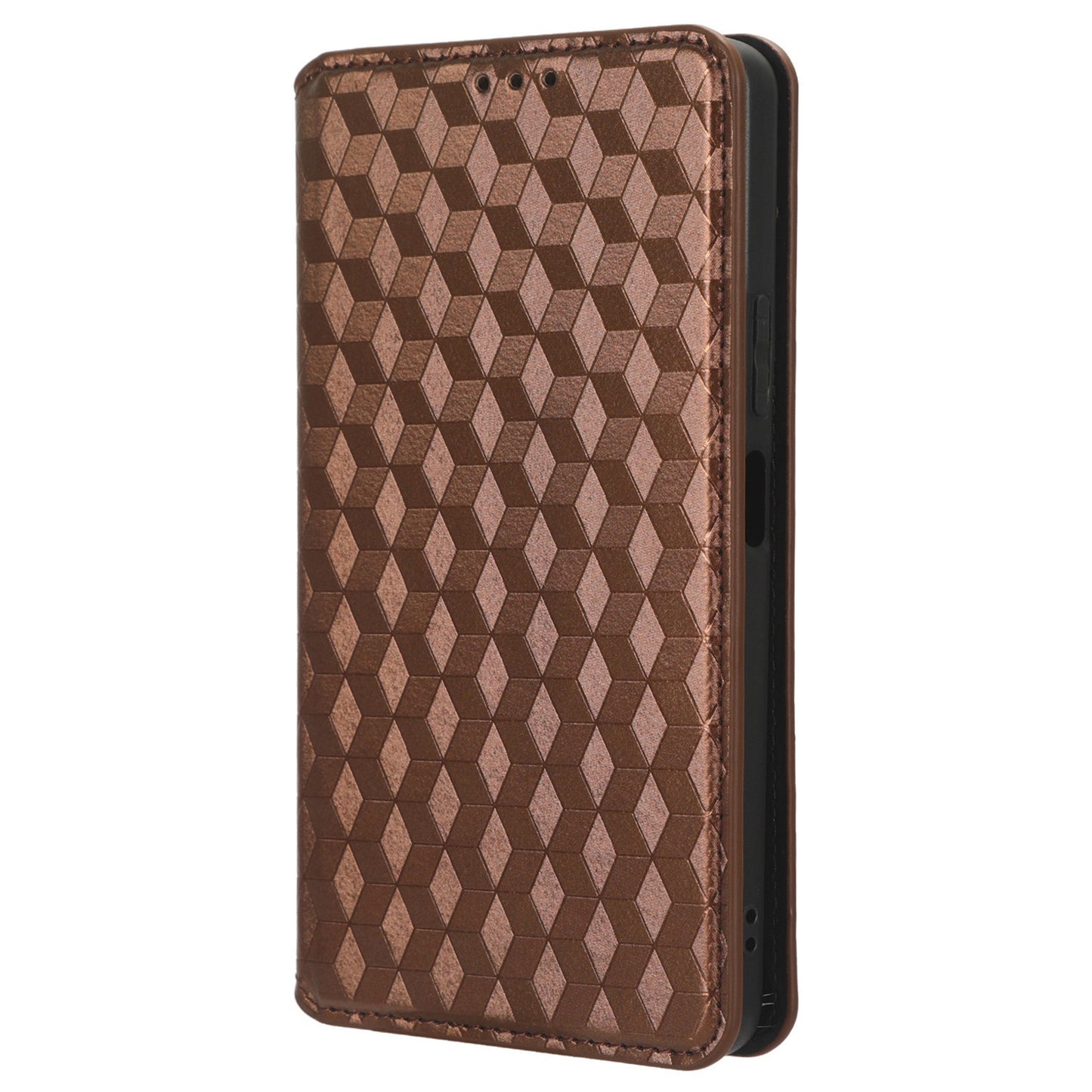 For Huawei Nova 11i / Maimang 20 / Enjoy 60 Pro Stand Wallet PU Leather Rhombus Imprinted Anti-drop Phone Cover