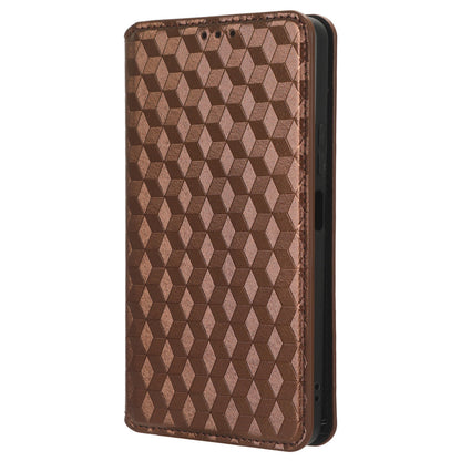 For Huawei Nova 11i / Maimang 20 / Enjoy 60 Pro Stand Wallet PU Leather Rhombus Imprinted Anti-drop Phone Cover