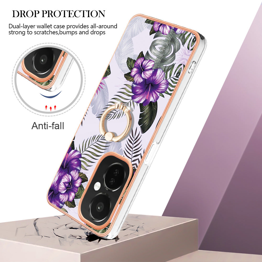 YB IMD Series-6 For OnePlus Nord CE 3 5G / CE 3 Lite 5G / Nord N30 5G Phone Case IMD Electroplating TPU Kickstand Phone Cover