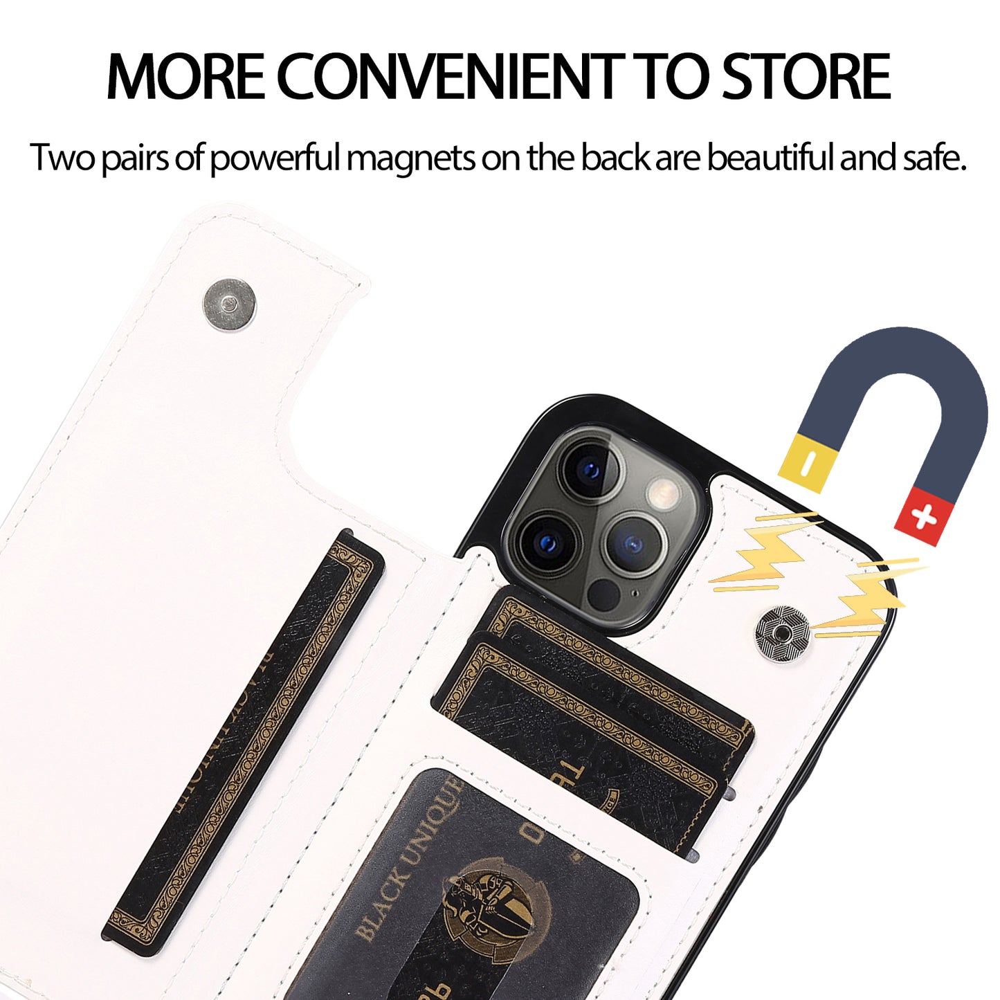 For iPhone 14 Pro Max Card Holder Kickstand Phone Cover Crazy Horse Texture Leather Coated TPU Mobile Case