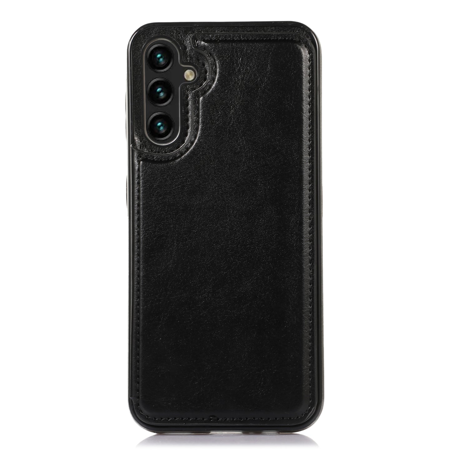 For Samsung Galaxy A54 5G Card Holder Phone Cover PU Leather Coated TPU Kickstand Case