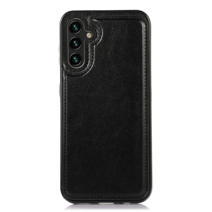 For Samsung Galaxy A54 5G Card Holder Phone Cover PU Leather Coated TPU Kickstand Case