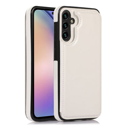 For Samsung Galaxy A54 5G Card Holder Phone Cover PU Leather Coated TPU Kickstand Case