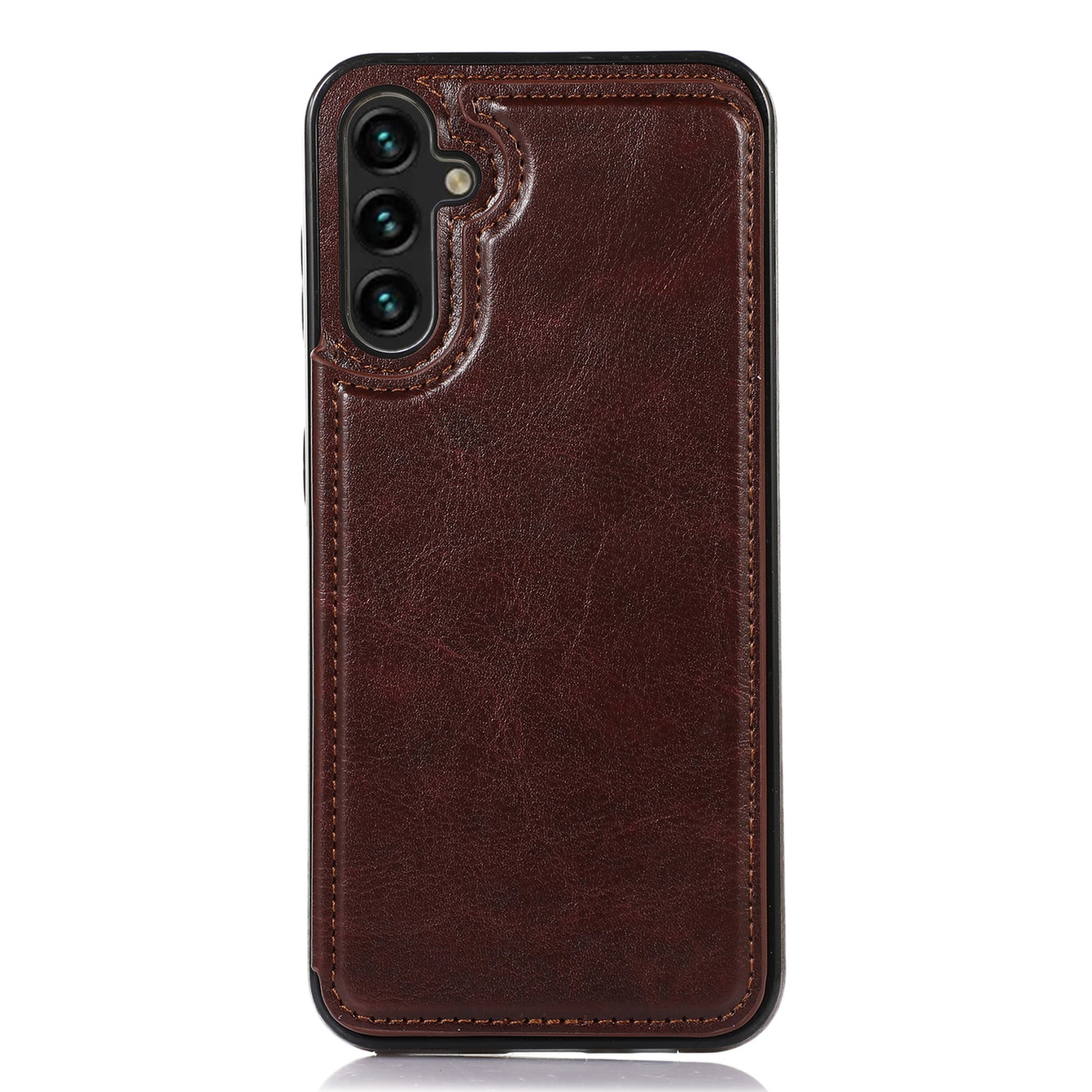 For Samsung Galaxy A54 5G Card Holder Phone Cover PU Leather Coated TPU Kickstand Case