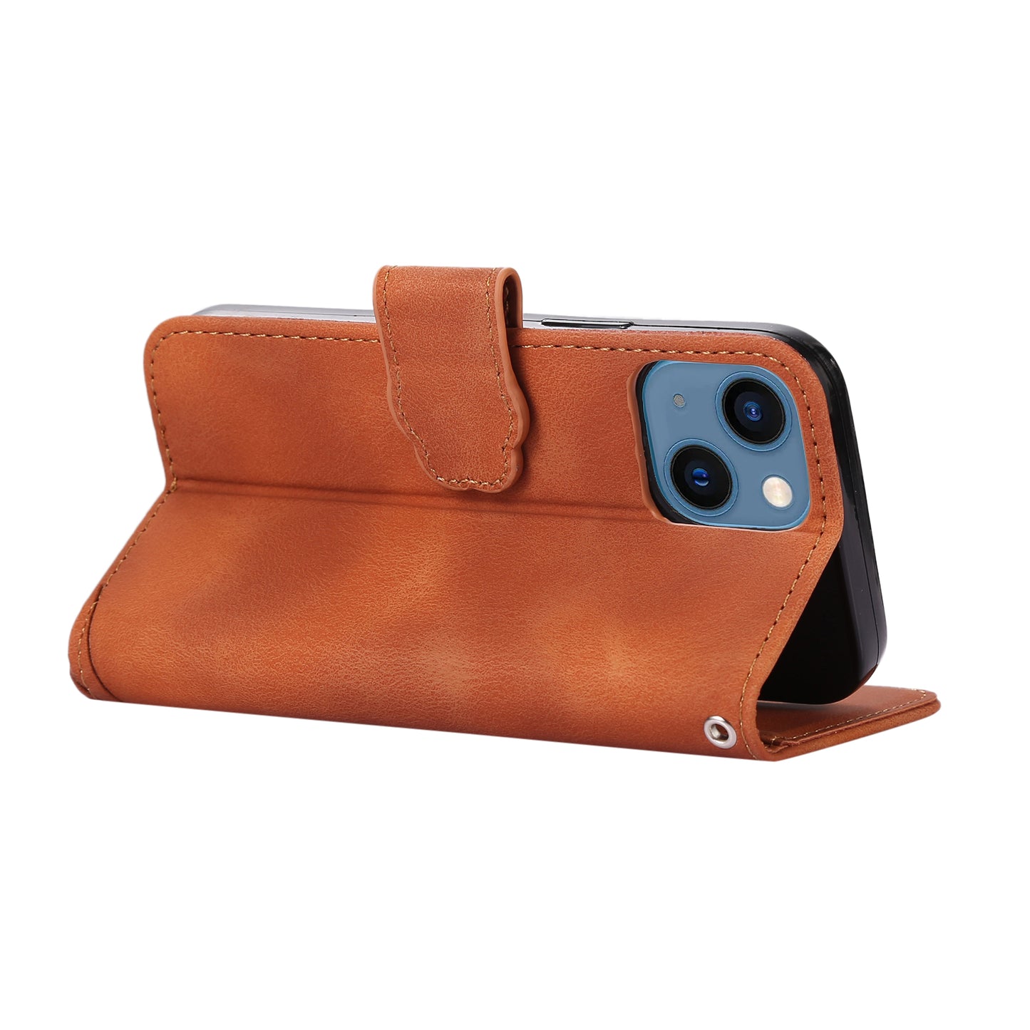 PU Leather Phone Case for iPhone 14 , Imprinted Musical Notation Wallet Stand Cell Phone Cover