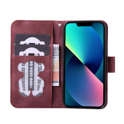 PU Leather Phone Case for iPhone 14 , Imprinted Musical Notation Wallet Stand Cell Phone Cover
