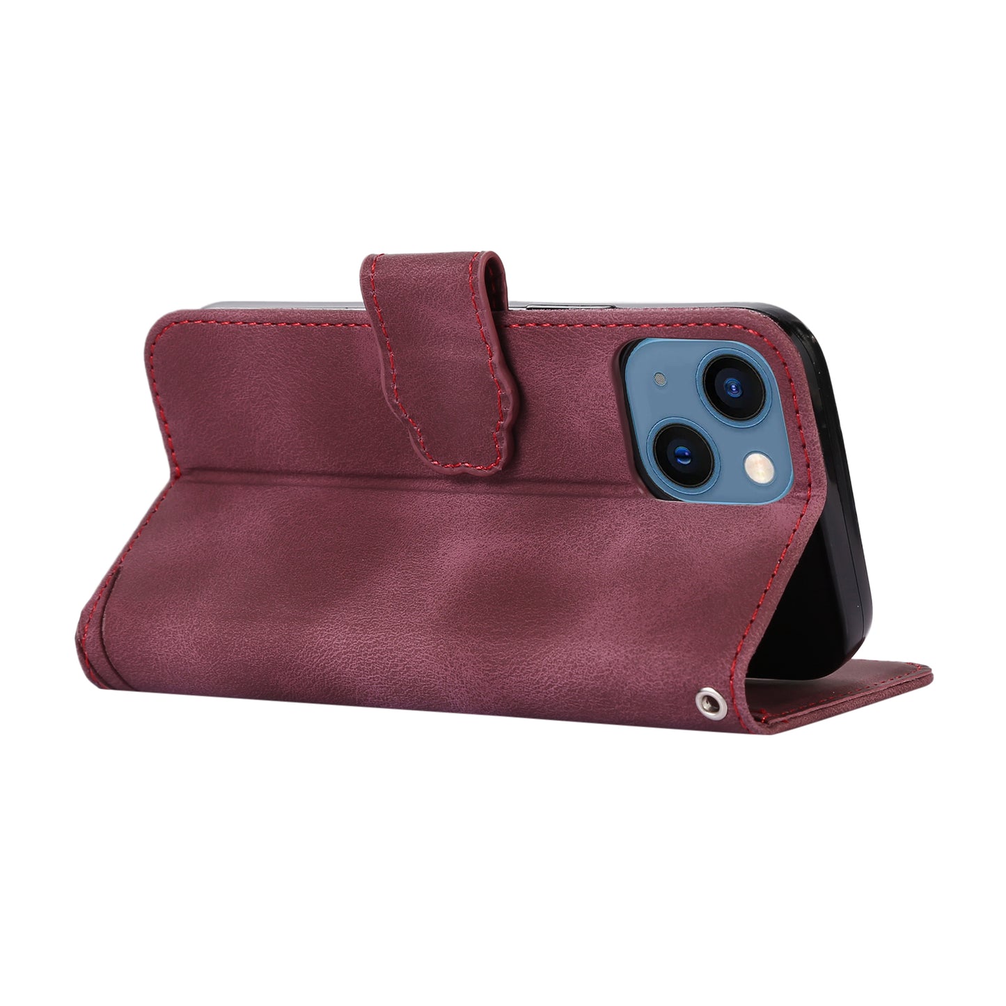 PU Leather Phone Case for iPhone 14 , Imprinted Musical Notation Wallet Stand Cell Phone Cover