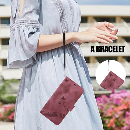 PU Leather Phone Case for iPhone 14 , Imprinted Musical Notation Wallet Stand Cell Phone Cover