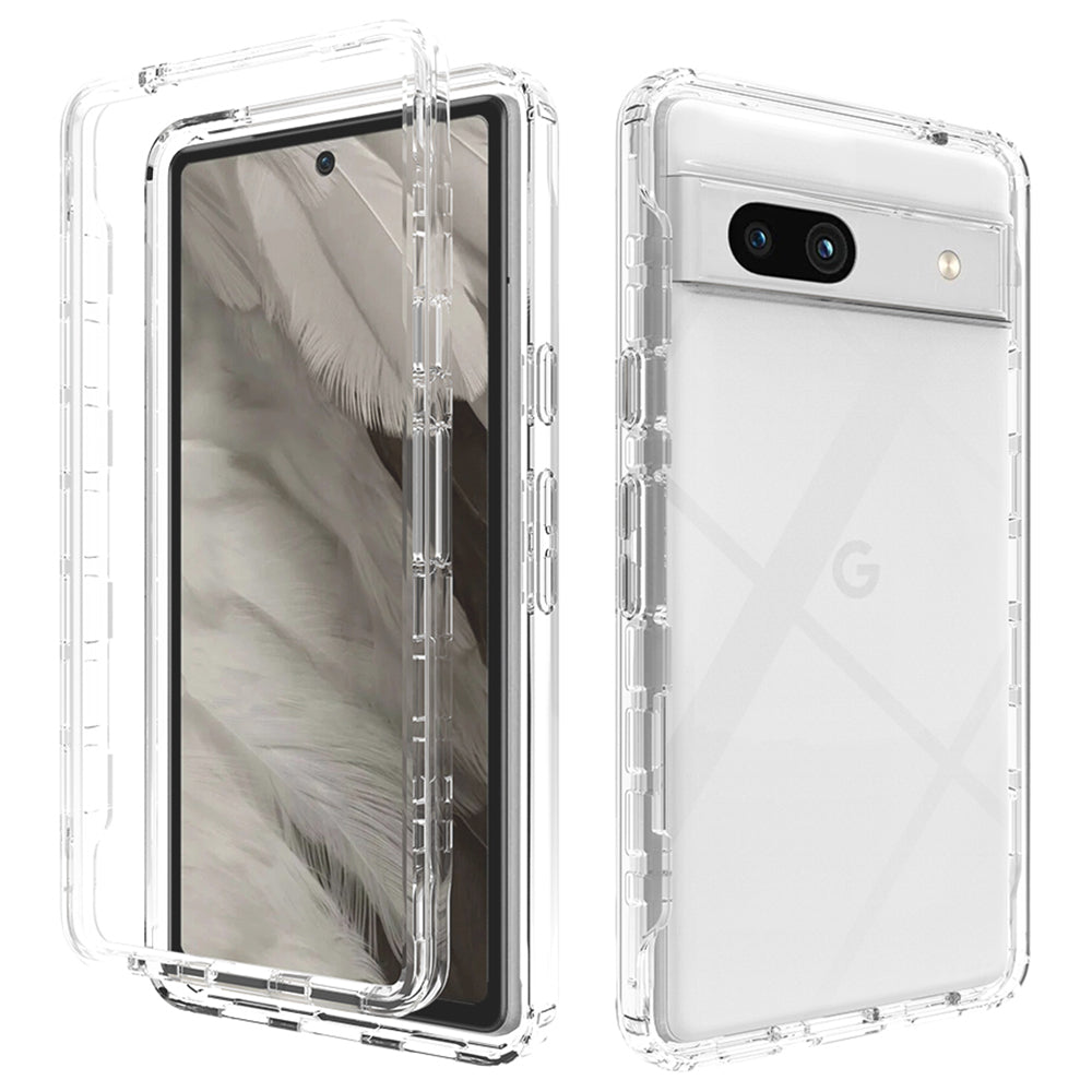 Gradient Phone Case for Google Pixel 7a , TPU + PC Drop Resistant Protective Cover