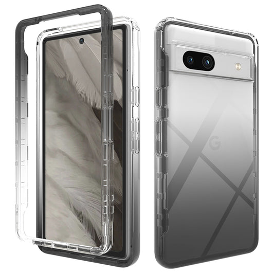 Gradient Phone Case for Google Pixel 7a , TPU + PC Drop Resistant Protective Cover