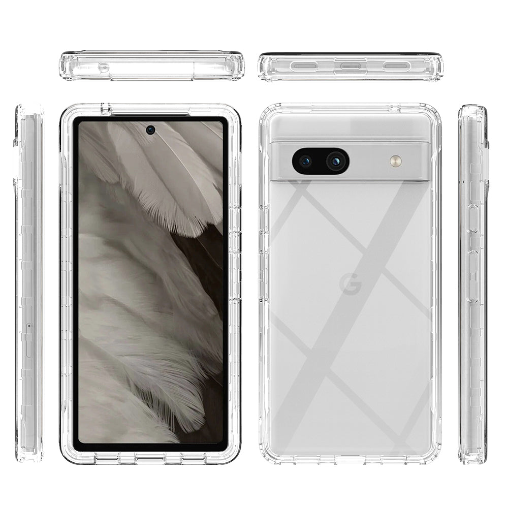 Gradient Phone Case for Google Pixel 7a , TPU + PC Drop Resistant Protective Cover