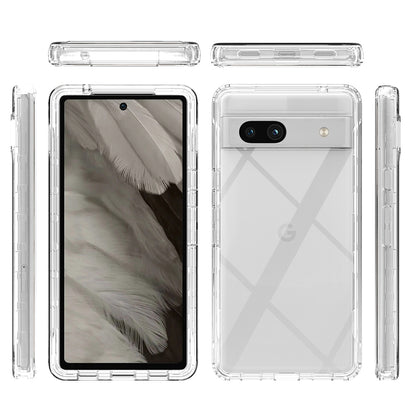 Gradient Phone Case for Google Pixel 7a , TPU + PC Drop Resistant Protective Cover
