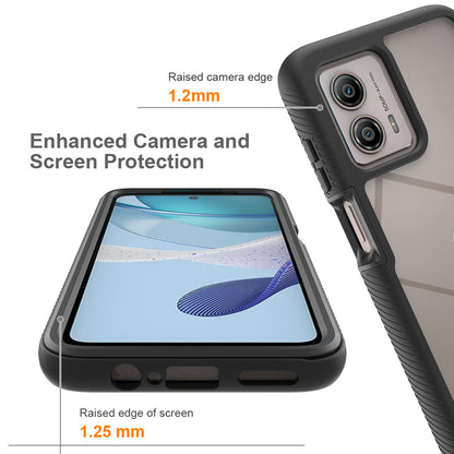 Phone Case for Motorola Moto G53 5G 3-in-1 Detachable Phone Case with PET Screen Protector