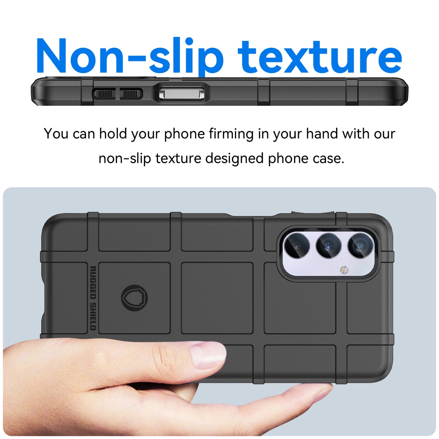 For Samsung Galaxy M54 5G / F54 5G Soft TPU Phone Case Square Grid Texture Phone Cover