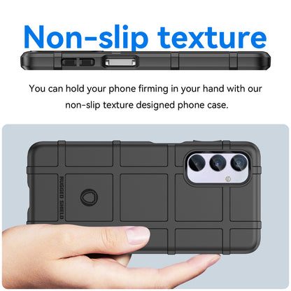 For Samsung Galaxy M54 5G / F54 5G Soft TPU Phone Case Square Grid Texture Phone Cover