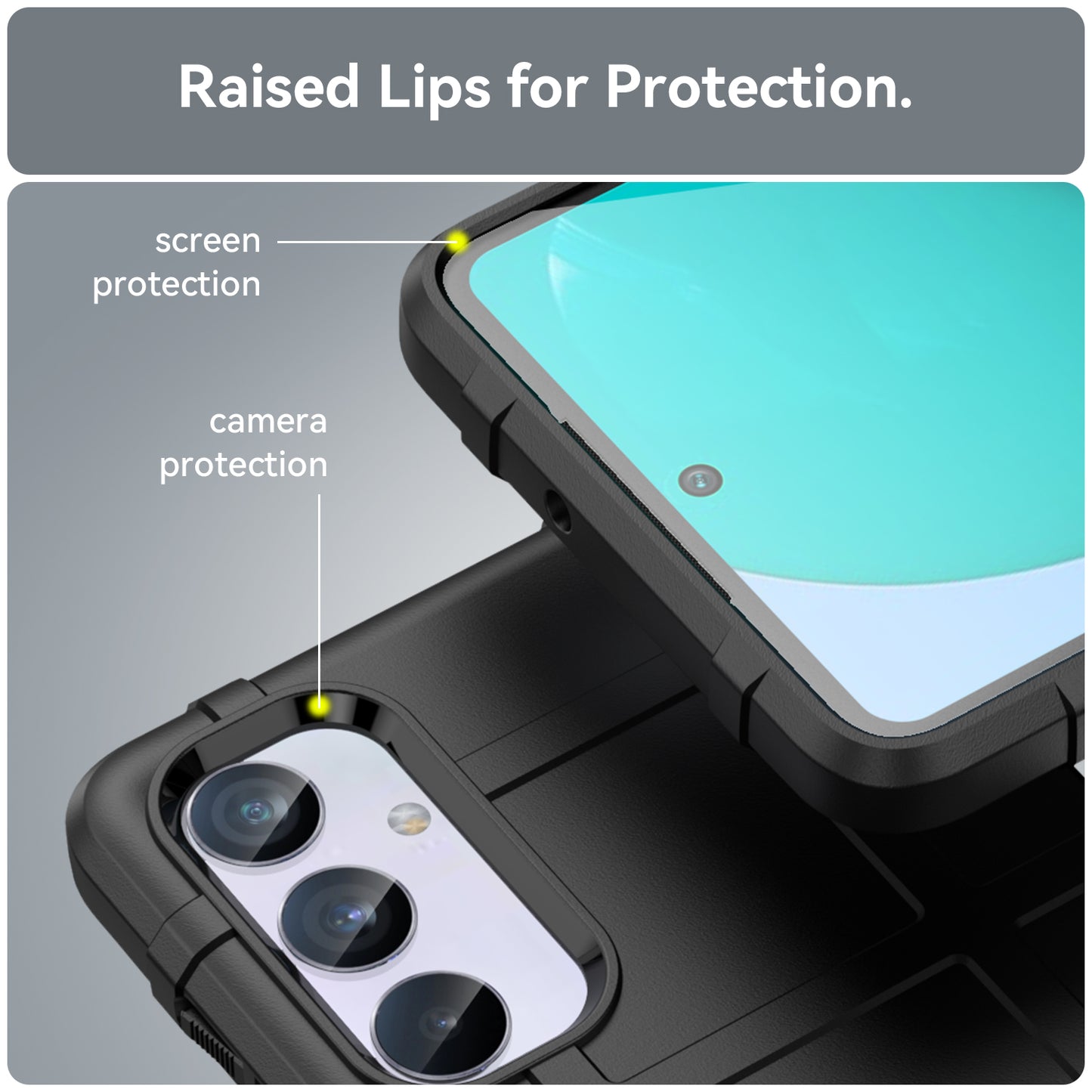 For Samsung Galaxy M54 5G / F54 5G Soft TPU Phone Case Square Grid Texture Phone Cover