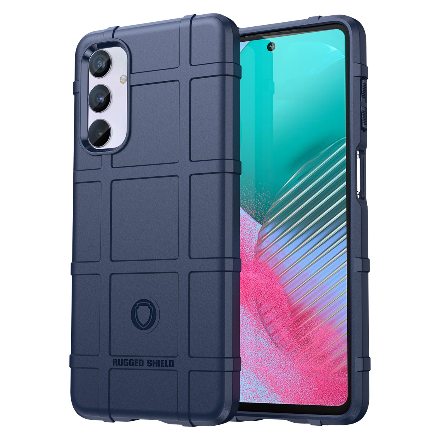 For Samsung Galaxy M54 5G / F54 5G Soft TPU Phone Case Square Grid Texture Phone Cover