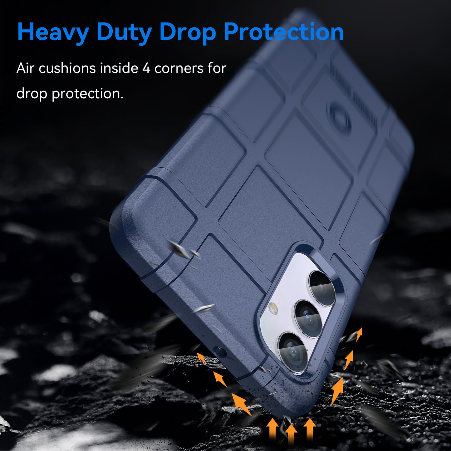 For Samsung Galaxy M54 5G / F54 5G Soft TPU Phone Case Square Grid Texture Phone Cover