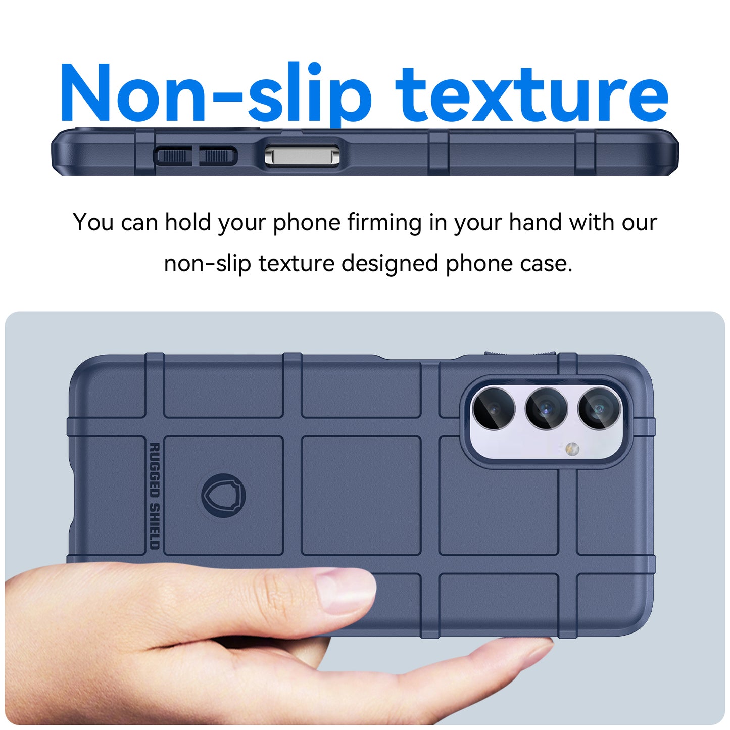 For Samsung Galaxy M54 5G / F54 5G Soft TPU Phone Case Square Grid Texture Phone Cover