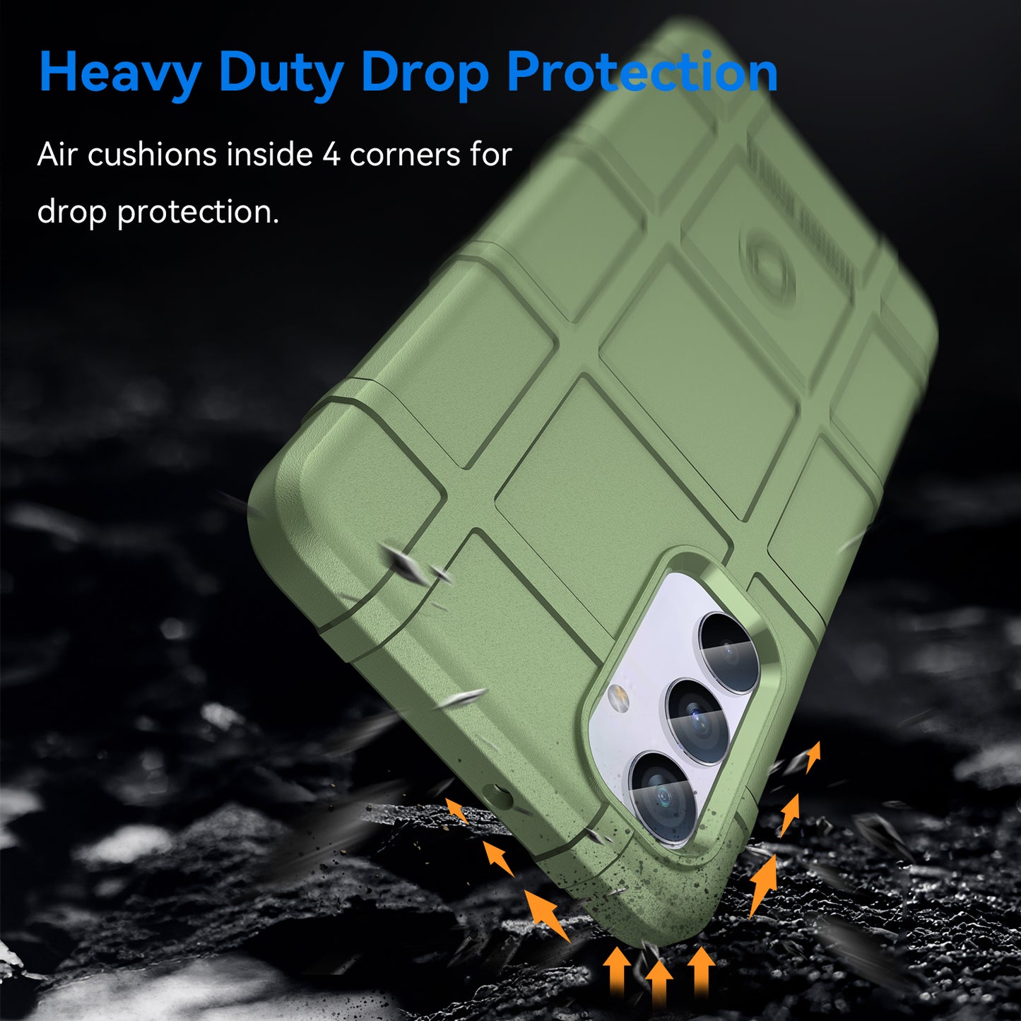 For Samsung Galaxy M54 5G / F54 5G Soft TPU Phone Case Square Grid Texture Phone Cover