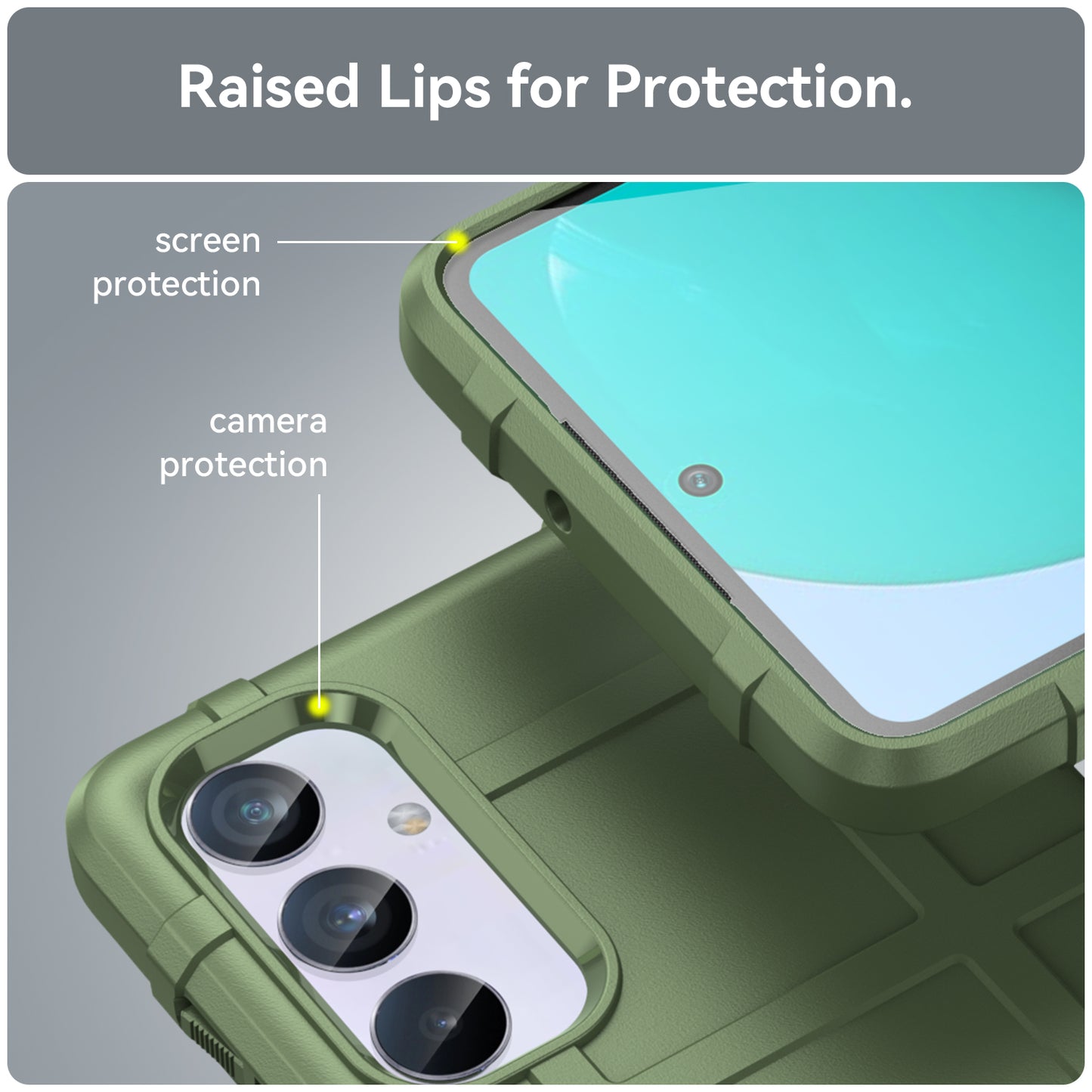 For Samsung Galaxy M54 5G / F54 5G Soft TPU Phone Case Square Grid Texture Phone Cover