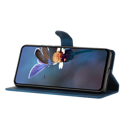 For Samsung Galaxy M52 5G Anti-drop Imprinted Flower Phone Case Wallet Stand Leather Cover