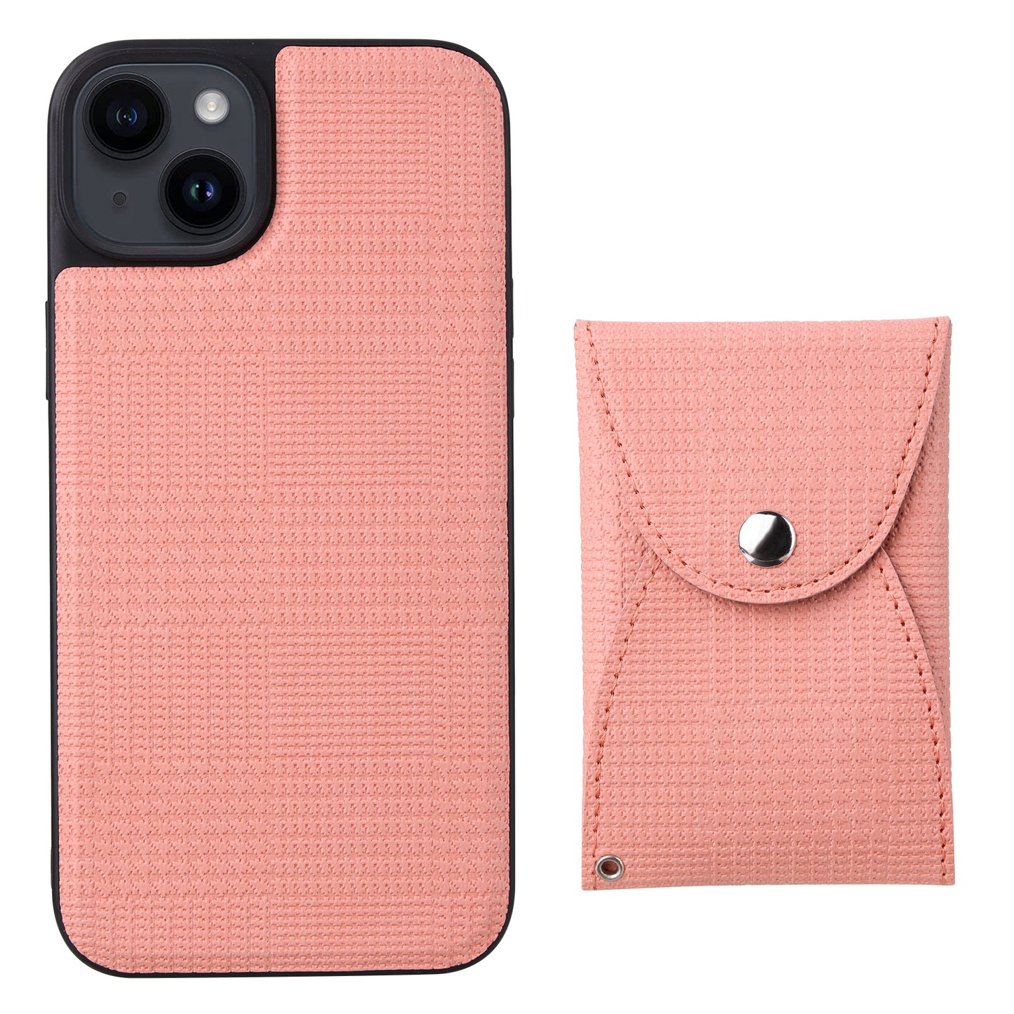 VILI TH Pouch Series For iPhone 14 Plus PC+TPU+PU Leather Phone Cover Detachable Magnetic Wallet Case