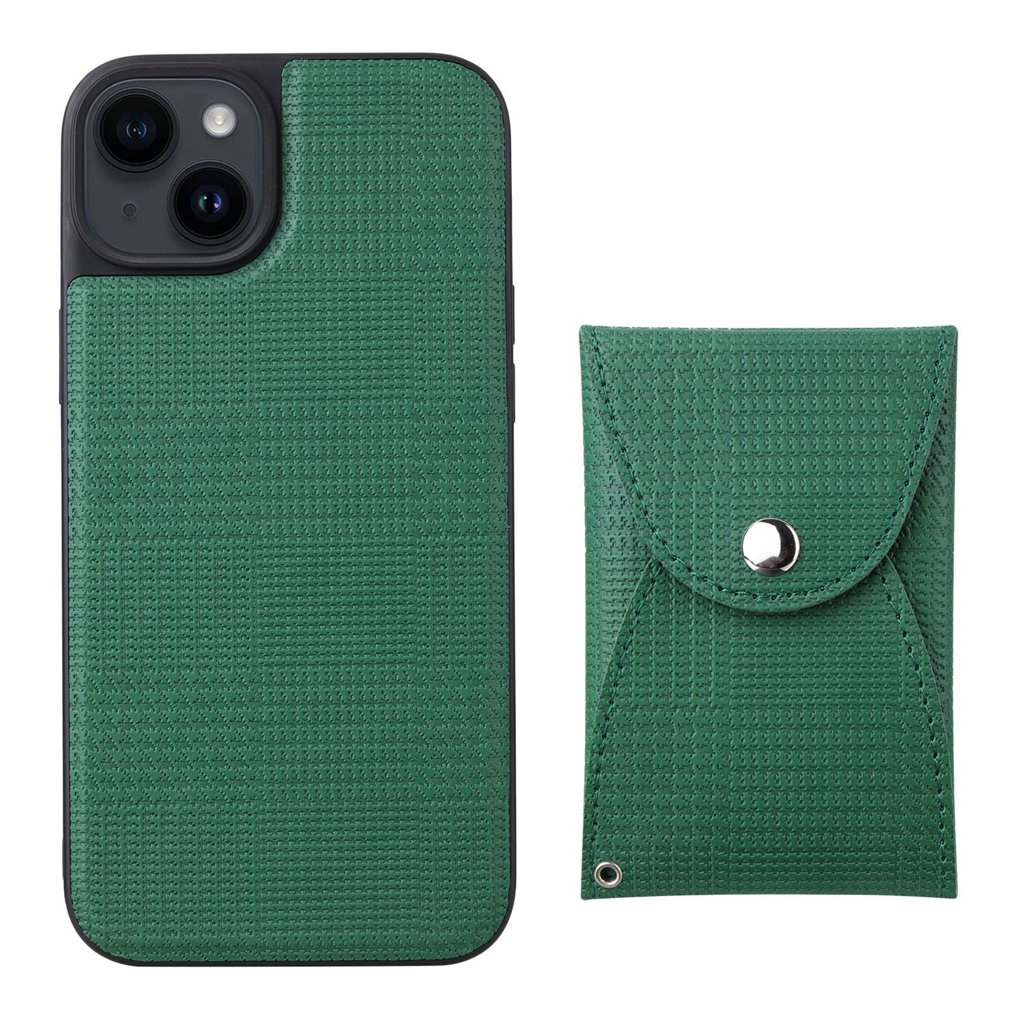 VILI TH Pouch Series For iPhone 14 Plus PC+TPU+PU Leather Phone Cover Detachable Magnetic Wallet Case