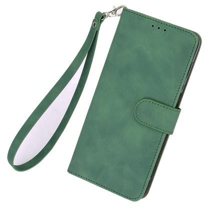 For vivo Y78 5G PU Leather Wallet Cover Flip Stand Skin-touch Magnetic Clasp Phone Case