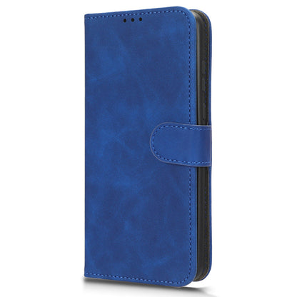 For ZTE Blade A53 Skin-touch PU Leather Wallet Flip Cover Folding Stand Phone Case