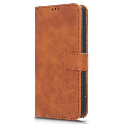 For ZTE Blade A53 Skin-touch PU Leather Wallet Flip Cover Folding Stand Phone Case