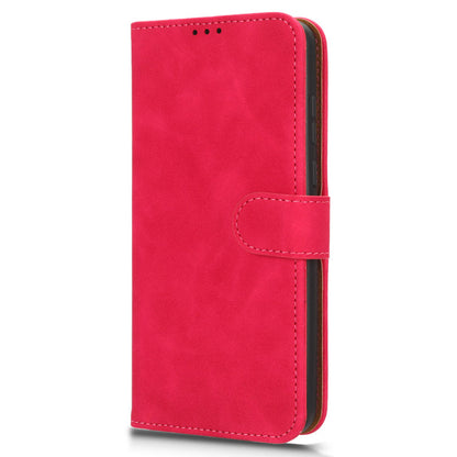 For ZTE Blade A53 Skin-touch PU Leather Wallet Flip Cover Folding Stand Phone Case