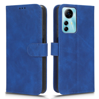 For ZTE Blade V41 Smart Skin-touch PU Leather Phone Cover Flip Wallet Stand Drop-proof Case