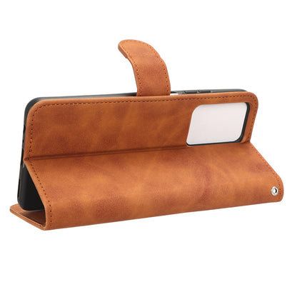 For ZTE Blade V41 Smart Skin-touch PU Leather Phone Cover Flip Wallet Stand Drop-proof Case