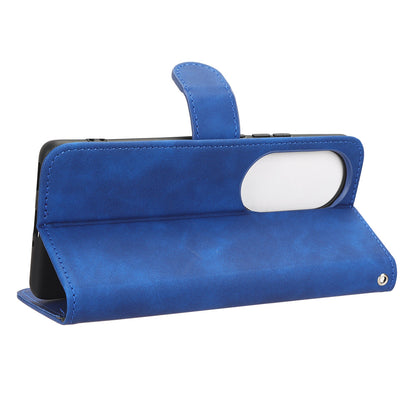 For Oppo Reno10 Pro+ 5G Skin-touch PU Leather Wallet Cover Flip Stand Anti-drop Phone Case