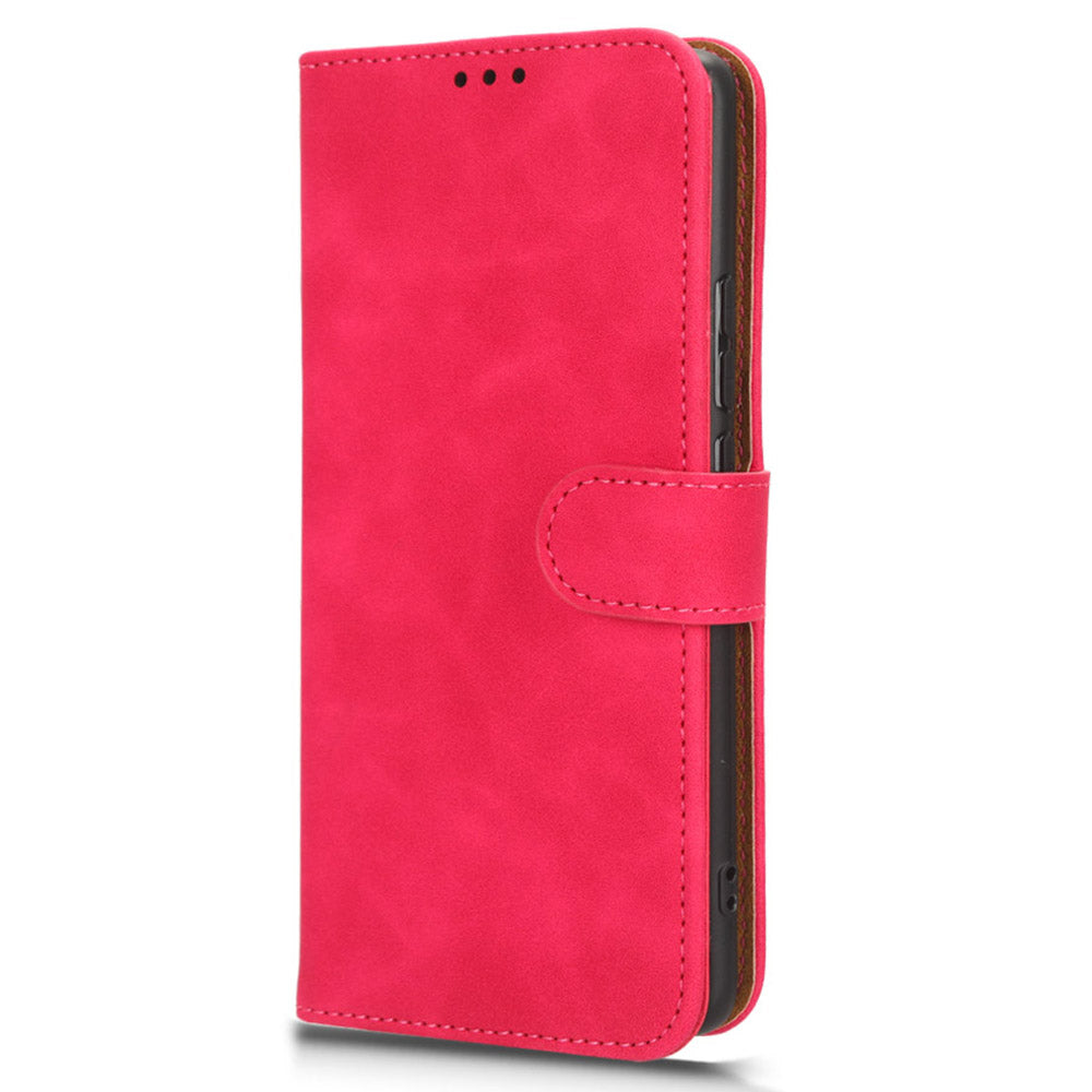 For Oppo Reno10 Pro+ 5G Skin-touch PU Leather Wallet Cover Flip Stand Anti-drop Phone Case