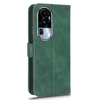 For Oppo Reno10 Pro+ 5G Skin-touch PU Leather Wallet Cover Flip Stand Anti-drop Phone Case