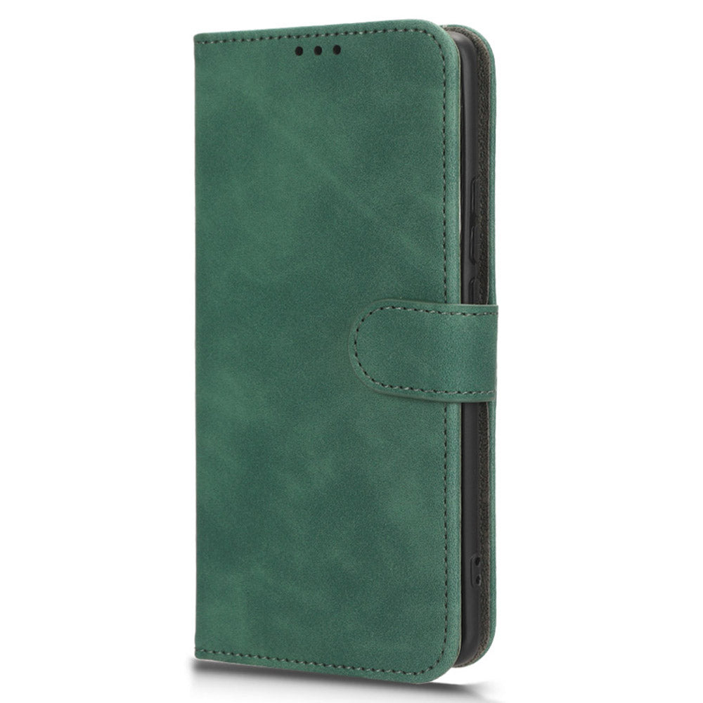 For Oppo Reno10 Pro+ 5G Skin-touch PU Leather Wallet Cover Flip Stand Anti-drop Phone Case