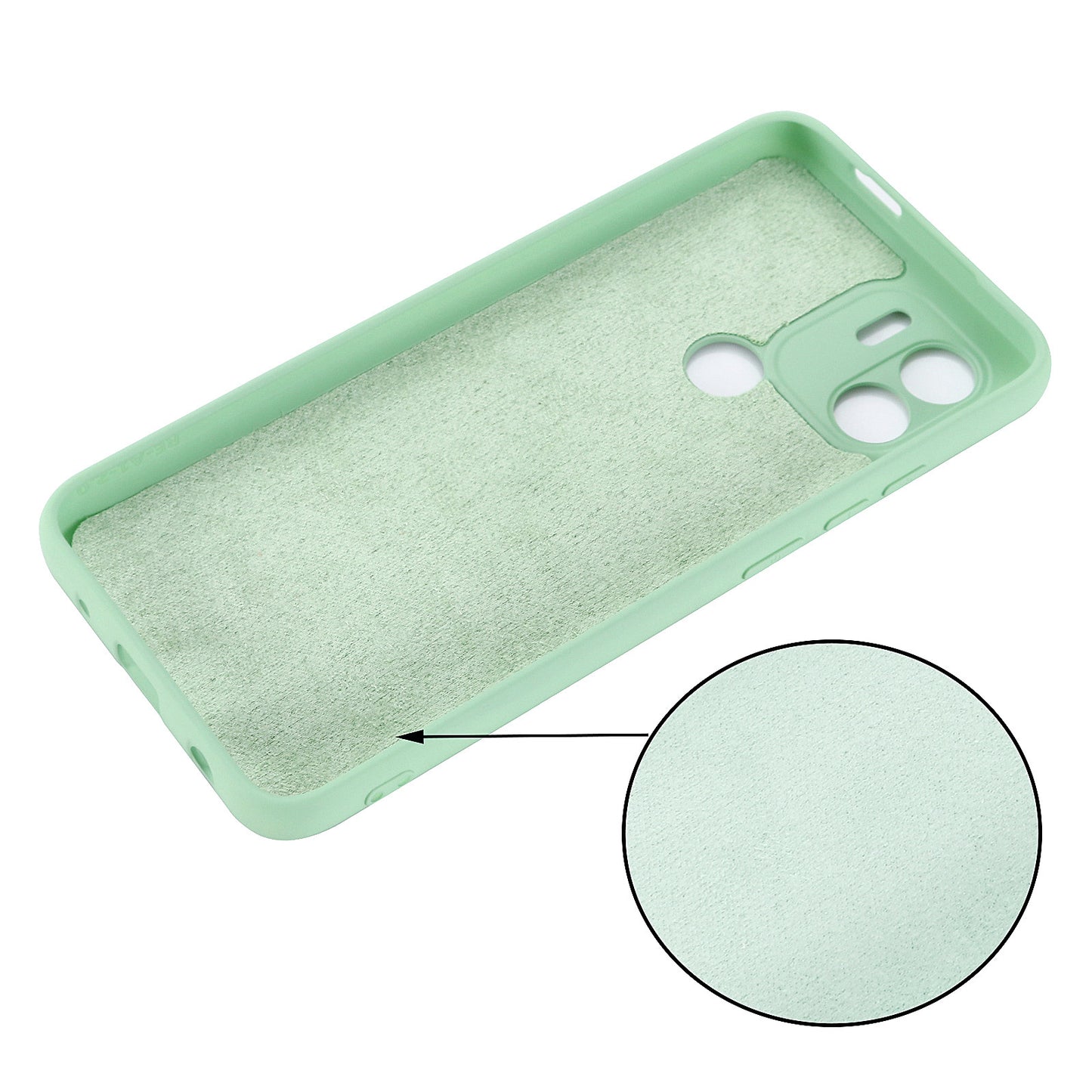 For Xiaomi Poco C51 4G Soft Lining Liquid Silicone Phone Case Drop Protection Back Cover
