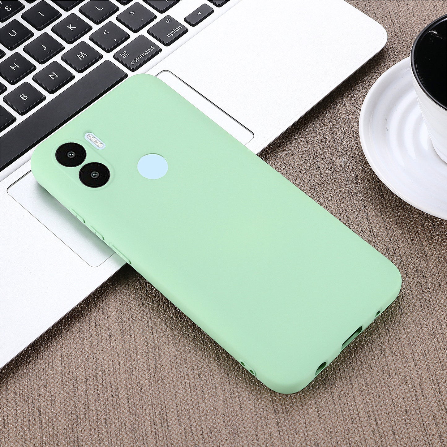 For Xiaomi Poco C51 4G Soft Lining Liquid Silicone Phone Case Drop Protection Back Cover