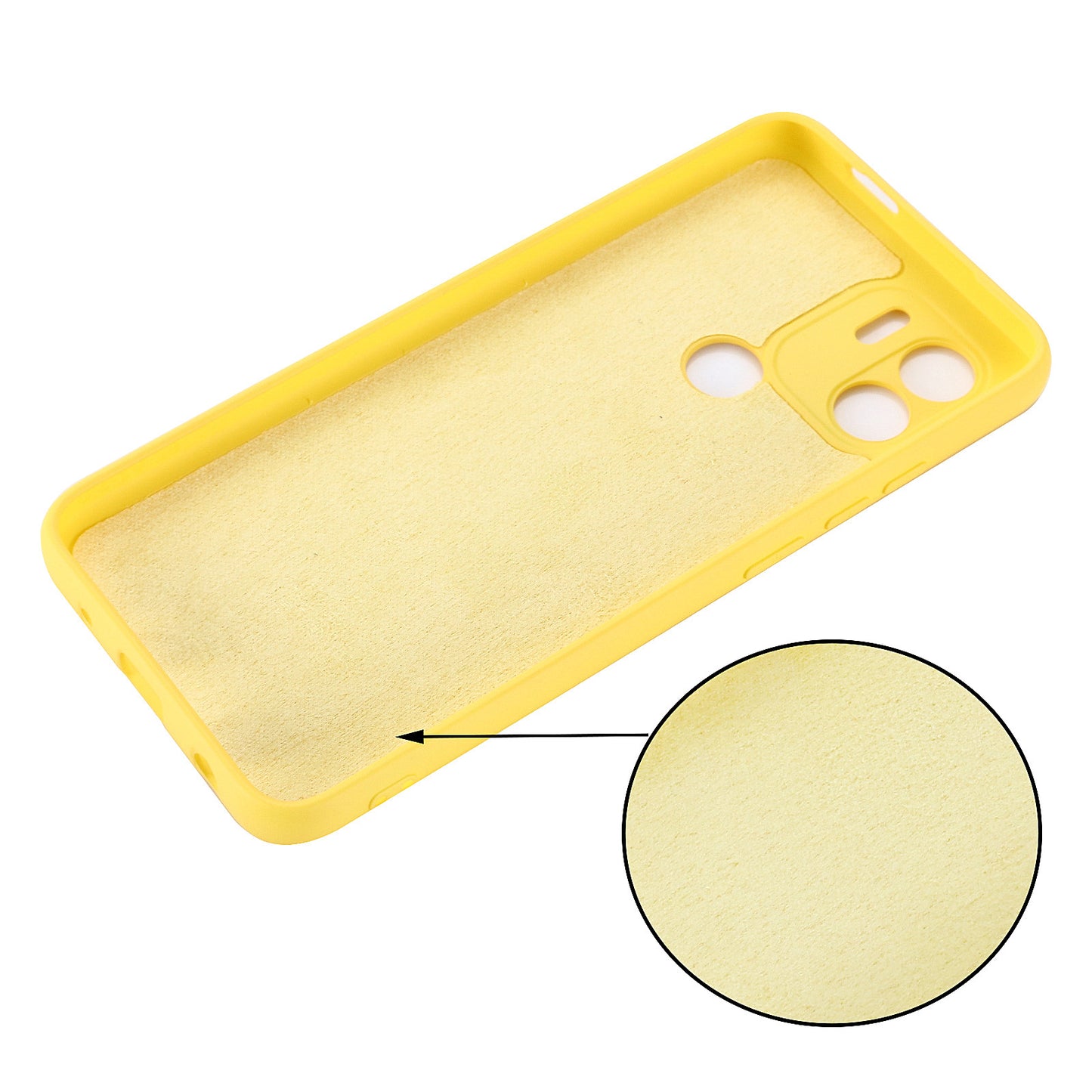 For Xiaomi Poco C51 4G Soft Lining Liquid Silicone Phone Case Drop Protection Back Cover