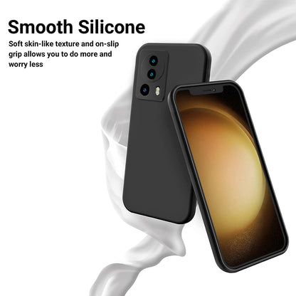 For Xiaomi 12 Lite NE 5G Anti-scratch Back Cover Soft Lining Liquid Silicone Phone Case