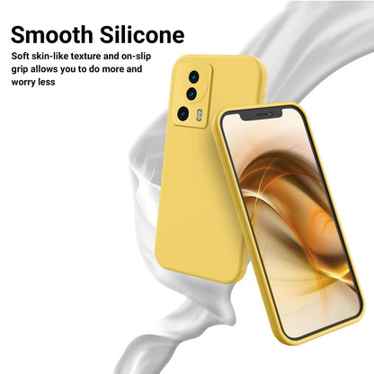For Xiaomi 12 Lite NE 5G Anti-scratch Back Cover Soft Lining Liquid Silicone Phone Case