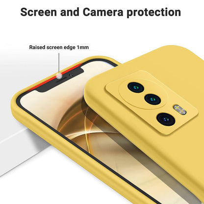 For Xiaomi 12 Lite NE 5G Anti-scratch Back Cover Soft Lining Liquid Silicone Phone Case